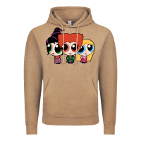 Vintage Coffee power puff girls Vintage Hoodie - linhVisuals