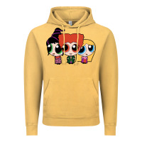 Vintage Mustard power puff girls Vintage Hoodie - linhVisuals