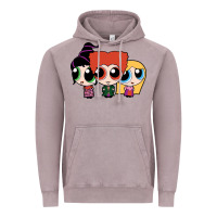 Vintage Zinc power puff girls Vintage Hoodie - linhVisuals