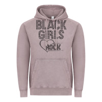 Vintage Zinc black girls rock Vintage Hoodie - linhVisuals