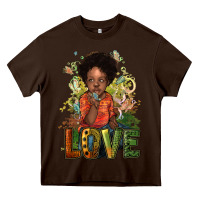 Chocolate Brown Black are boy love Heavy Core Tee - HowdyJamesFarm