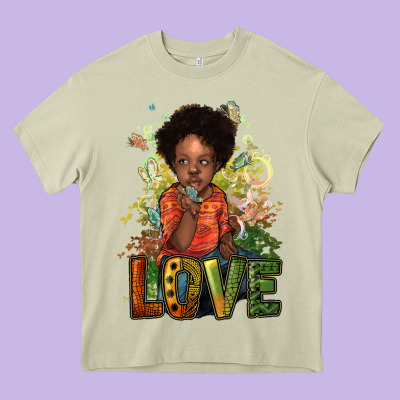 Black Are Boy Love Heavy Core Tee Designed By Howdyjamesfarm