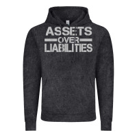Vintage Black assets over liabilities mens t shirt Vintage Hoodie - linhVisuals