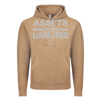 Vintage Coffee assets over liabilities mens t shirt Vintage Hoodie - linhVisuals