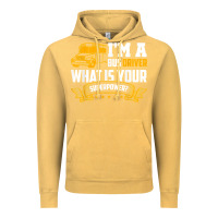 Vintage Mustard i'm a bus driver what is your superpower driving school bus t shirt Vintage Hoodie - linhVisuals