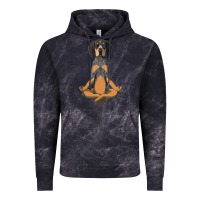 Cloud Black yoga fitness bluetick coonhound dog 363 bodybuilding Vintage Hoodie - linhVisuals