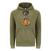 Vintage Olive yoga fitness bluetick coonhound dog 363 bodybuilding Vintage Hoodie - linhVisuals