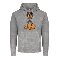 Cloud Rock yoga fitness bluetick coonhound dog 363 bodybuilding Vintage Hoodie - linhVisuals