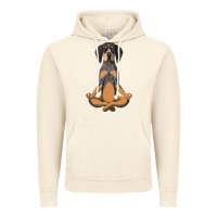 Vintage Artic yoga fitness bluetick coonhound dog 363 bodybuilding Vintage Hoodie - linhVisuals