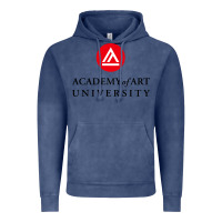 Vintage Denim academy of art, college design Vintage Hoodie - linhVisuals