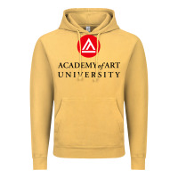 Vintage Mustard academy of art, college design Vintage Hoodie - linhVisuals