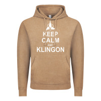 Vintage Coffee keep calm and klingon Vintage Hoodie - linhVisuals