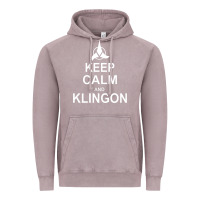 Vintage Zinc keep calm and klingon Vintage Hoodie - linhVisuals