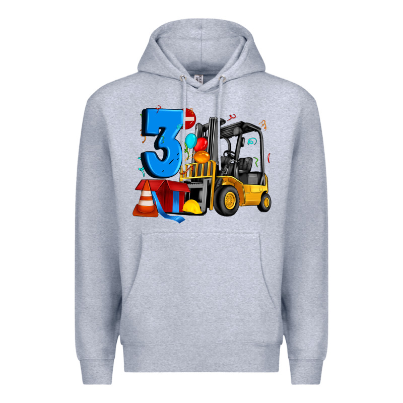 Forklift Birthday Three Premium Hoodie by Artiststas | Teevron