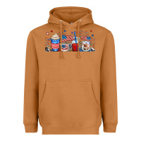 Meerkat 4th of july coffe cups Heavyweight Hoodie - RanaPortraitStore
