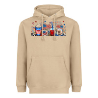 Mushroom 4th of july coffe cups Heavyweight Hoodie - RanaPortraitStore