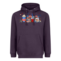 Plum 4th of july coffe cups Heavyweight Hoodie - RanaPortraitStore