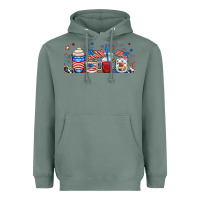Sage 4th of july coffe cups Heavyweight Hoodie - RanaPortraitStore