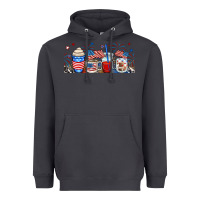 Smoke 4th of july coffe cups Heavyweight Hoodie - RanaPortraitStore