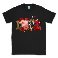 Black love with pig olivia Classic Tee - OliviaCreatesArt