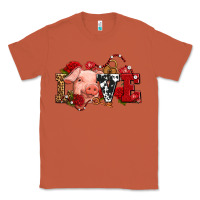 Copper love with pig olivia Classic Tee - OliviaCreatesArt
