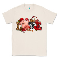 Natural love with pig olivia Classic Tee - OliviaCreatesArt