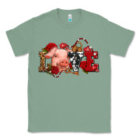 Sage love with pig olivia Classic Tee - OliviaCreatesArt