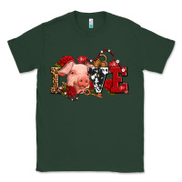 Sports Green love with pig olivia Classic Tee - OliviaCreatesArt