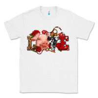 White love with pig olivia Classic Tee - OliviaCreatesArt