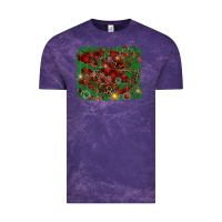 Cloud Purple christmas background Vintage Tee - RanaPortraitStore
