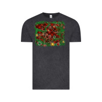 Vintage Black christmas background Vintage Tee - RanaPortraitStore