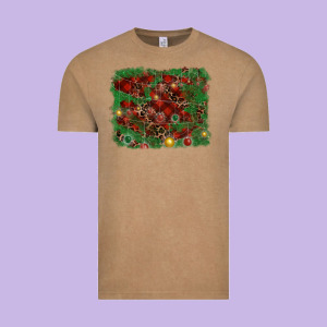 Christmas Background Vintage Tee Designed By Ranaportraitstore