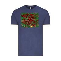 Vintage Denim christmas background Vintage Tee - RanaPortraitStore