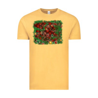 Vintage Mustard christmas background Vintage Tee - RanaPortraitStore