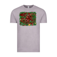 Vintage Zinc christmas background Vintage Tee - RanaPortraitStore