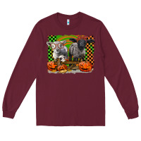 Burgundy Baby Sheeps Long Sleeve Tee - LillyAllenDesigns