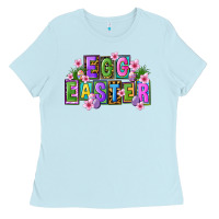 Baby Blue egg and easter Ladies Tee - FaDigitalArtStudio