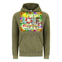 Vintage Olive Love Summer Vintage Hoodie - CowhideDigitalArt