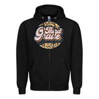 Black third grade Zipper Hoodie - JahusDesignShop