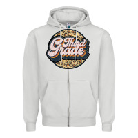 Dove Grey third grade Zipper Hoodie - JahusDesignShop