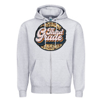Heather Grey third grade Zipper Hoodie - JahusDesignShop
