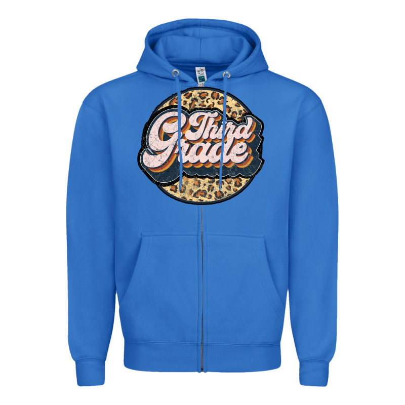 Third Grade Zipper Hoodie by JahusDesignShop | Teevron