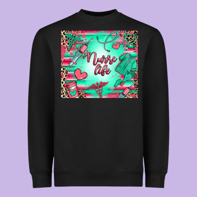 Nurse Life Heavyweight Sweatshirt Designed By Ranaportraitstore