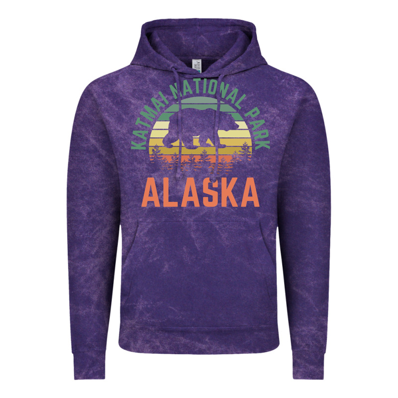 Katmai National Park Alaska Bear Hiking Travel Nature Retro Pullover H Vintage Hoodie by linhVisuals | Teevron