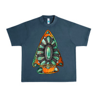 Midnight Navy gemstone arrowhead Urban Heavy Tee - Jasminsmagicworld