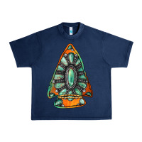 Navy gemstone arrowhead Urban Heavy Tee - Jasminsmagicworld