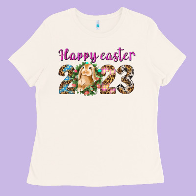 Happy Easter 2023 Ladies Tee Designed By Bundleandbundleshop