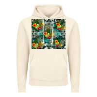 Vintage Artic summer fruits Vintage Hoodie - CowhideDigitalArt