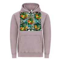 Vintage Zinc summer fruits Vintage Hoodie - CowhideDigitalArt