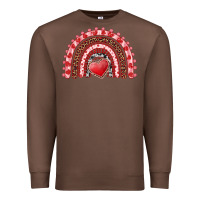 Chestnut valentines day rainbow with heart Premium Sweatshirt - RanaPortraitStore